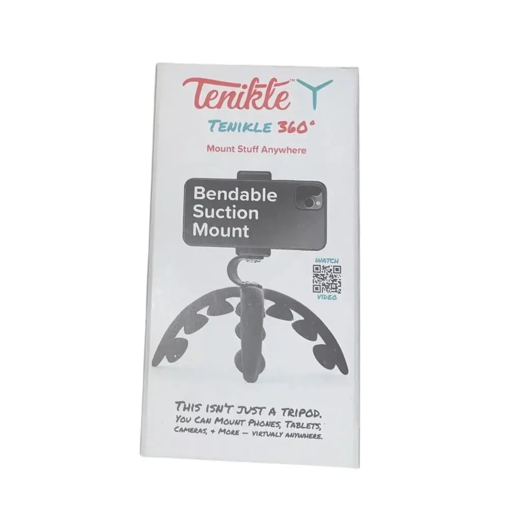 TEAL Tenikle 360 - Flexible Tripod, Bendable Suction Cup, Camera & Phone